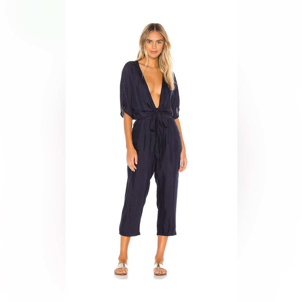 Tavik navy jumpsuit nwt
